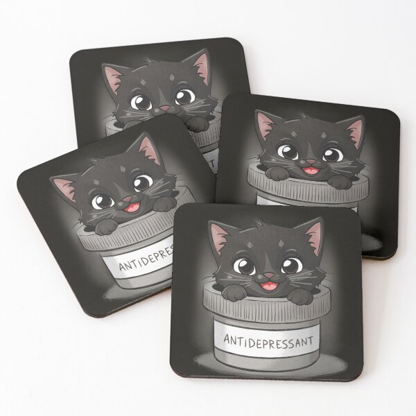 Item preview, Kitty Antidepressant Medicine of Love  designed and sold by SoulPaws.