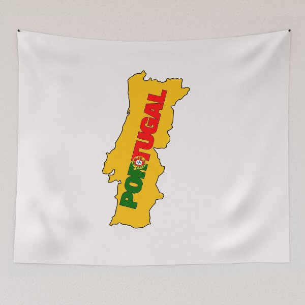Item preview, Portugal Flag Map designed and sold by AnimalsDH305.