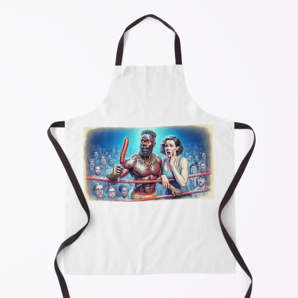 Item preview, The Wrestler, sausage on a Fork. Get Forked designed and sold by Get-Forked.