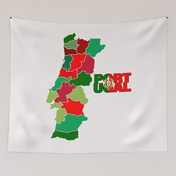 Item preview, Portugal Flag Map designed and sold by AnimalsDH305.