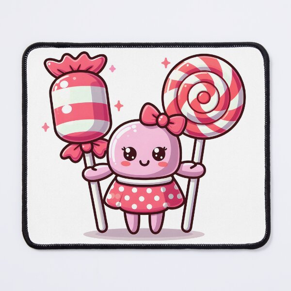 Item preview, Kawaii Candy Holding Hands With A Lollipop designed and sold by CanvasCutie.
