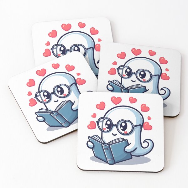 Item preview, Kawaii Vivacious Wraith: Glasses With Hearts designed and sold by CanvasCutie.