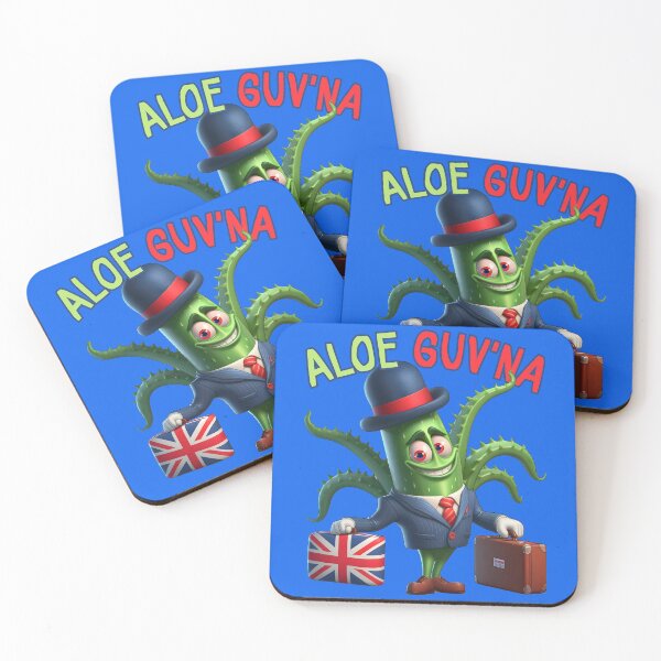 Item preview, Aloe Guv'na British Aloe Plant Funny Cartoon designed and sold by André Botes.