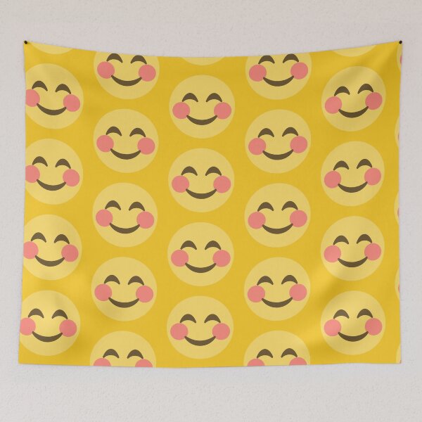 Item preview, Smiling Face With Smiling Eyes Emoji designed and sold by patternsbyposh.