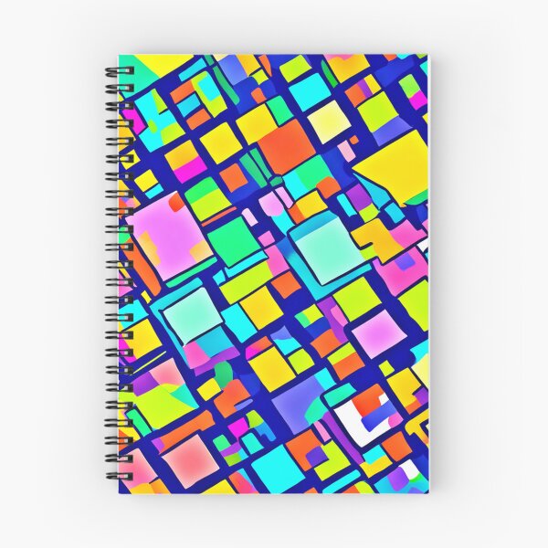 Item preview, Vibrant Abstract Cartoons designed and sold by Health And Fitness Posts e-Store.