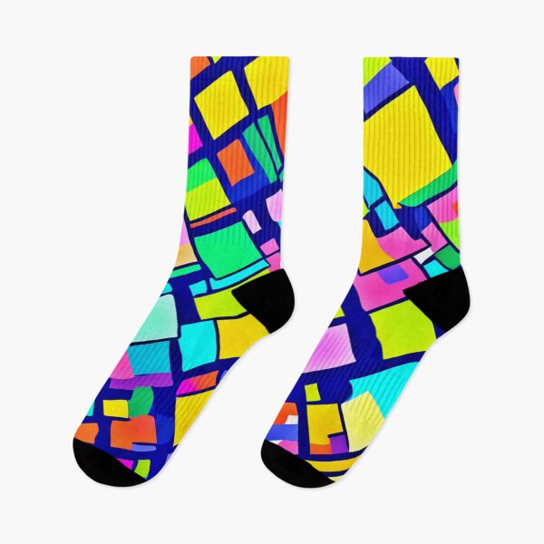 Item preview, Vibrant Abstract Cartoons designed and sold by Health And Fitness Posts e-Store.