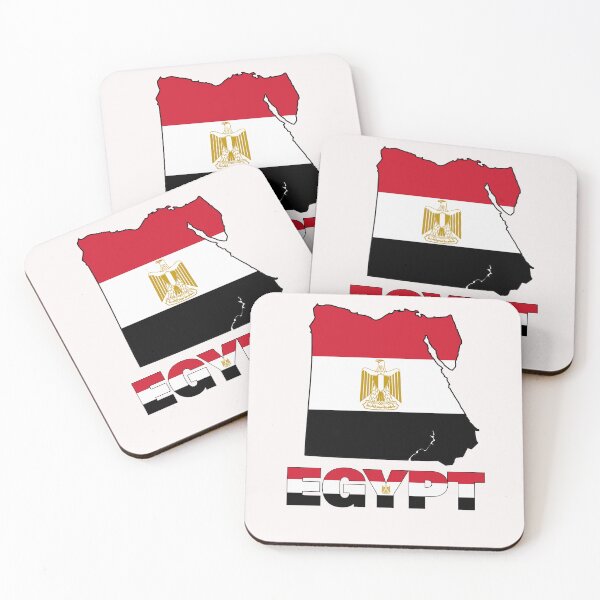 Item preview, EGYPTIAN Flag Map designed and sold by AnimalsDH305.