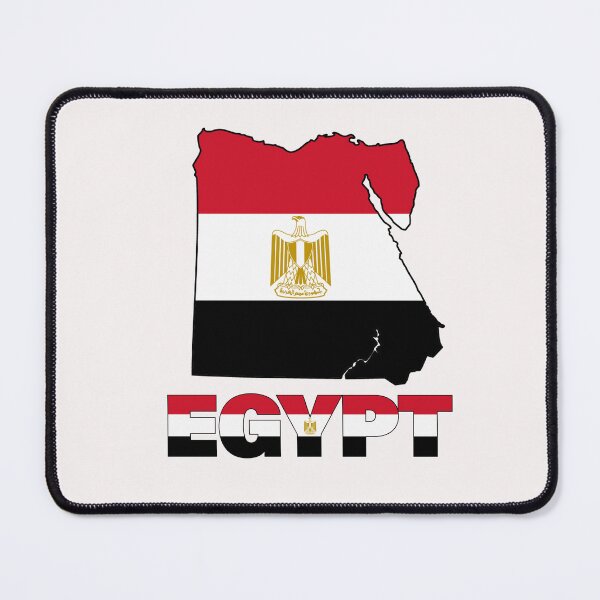 Item preview, EGYPTIAN Flag Map designed and sold by AnimalsDH305.