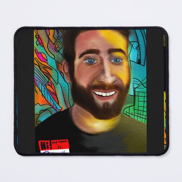 Item preview, Introspective artistic self portrait, colorful rendition designed and sold by dusso.