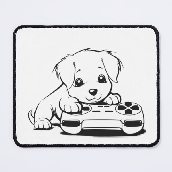Item preview, Adorable Puppy Gamer T-Shirt designed and sold by DorkDome.