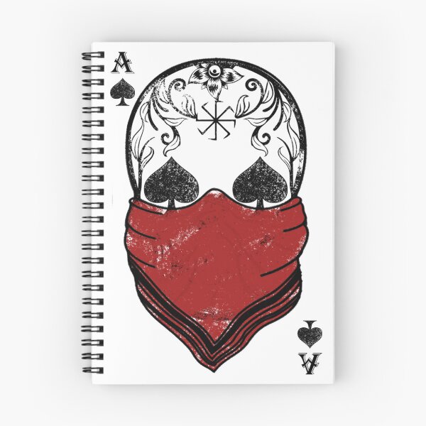 Item preview, spade card with skull designed and sold by KalpeaTytto.