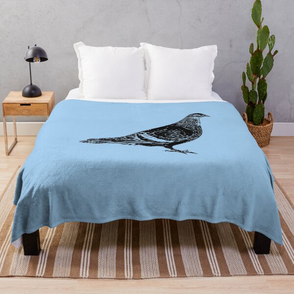 Item preview, Rock Dove Common Pigeon Black Design designed and sold by designsasstultd.