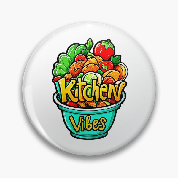 Item preview, Food Logo KITCHEN VIBES. designed and sold by Giulivo Store Graphic.
