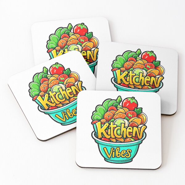 Item preview, Food Logo KITCHEN VIBES. designed and sold by Giulivo Store Graphic.