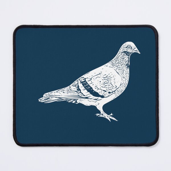 Item preview, Rock Dove Common Pigeon White Design designed and sold by designsasstultd.