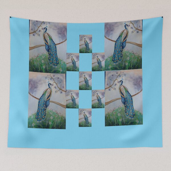 Item preview, Beautiful peacock on a ranch designed and sold by annenambiro.