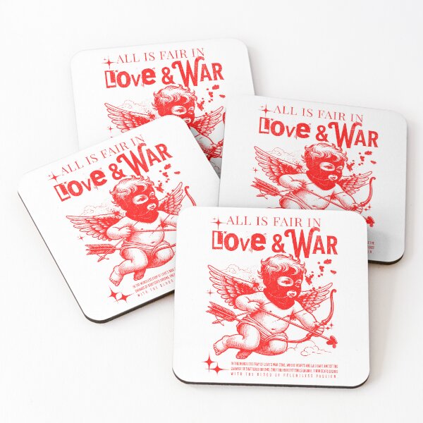Item preview, Love and War / Cherub Print designed and sold by Thehatinthecat.