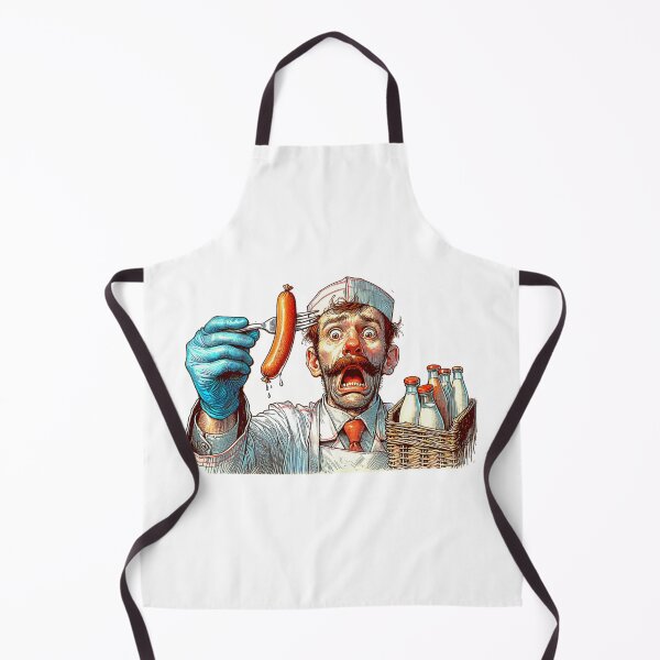Item preview, The Milkman, sausage on a Fork. Get Forked designed and sold by Get-Forked.