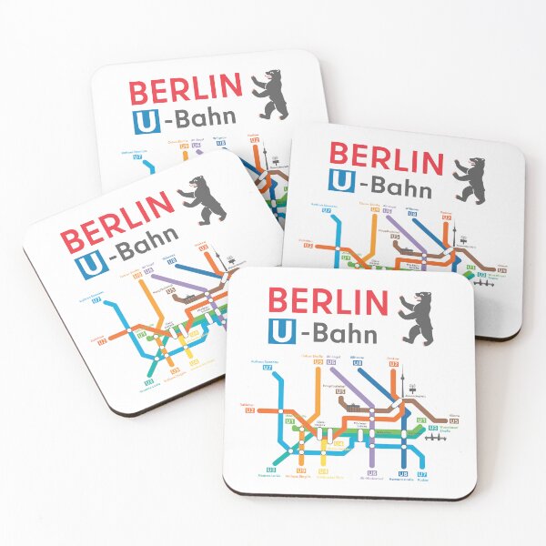 Item preview, Berlin U-Bahn diagram_1 designed and sold by shbubble1.