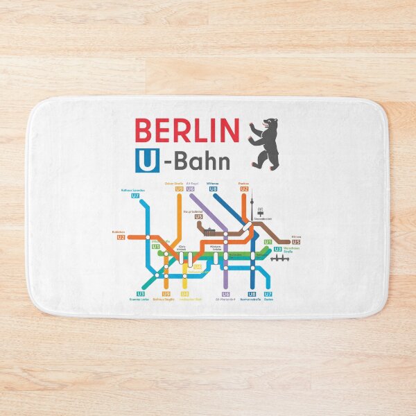 Item preview, Berlin U-Bahn diagram_1 designed and sold by shbubble1.