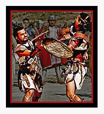 Roman Gladiators Photographic Print