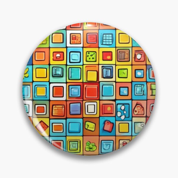 Item preview,  Comic Object Patterns: Colorful Art designed and sold by Health And Fitness Posts e-Store.