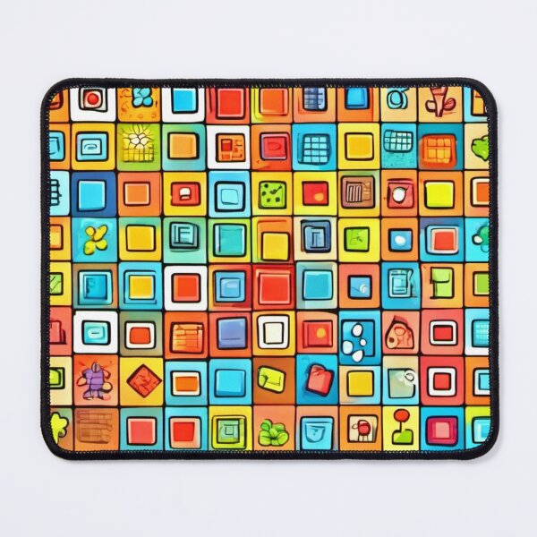 Item preview,  Comic Object Patterns: Colorful Art designed and sold by Health And Fitness Posts e-Store.