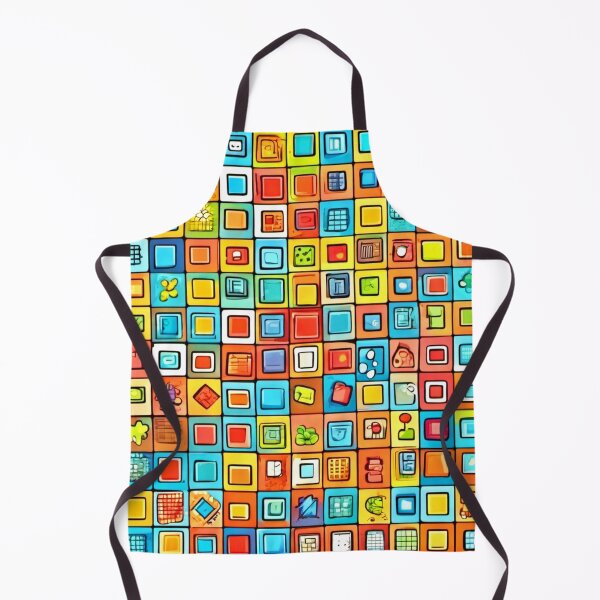 Item preview,  Comic Object Patterns: Colorful Art designed and sold by Health And Fitness Posts e-Store.