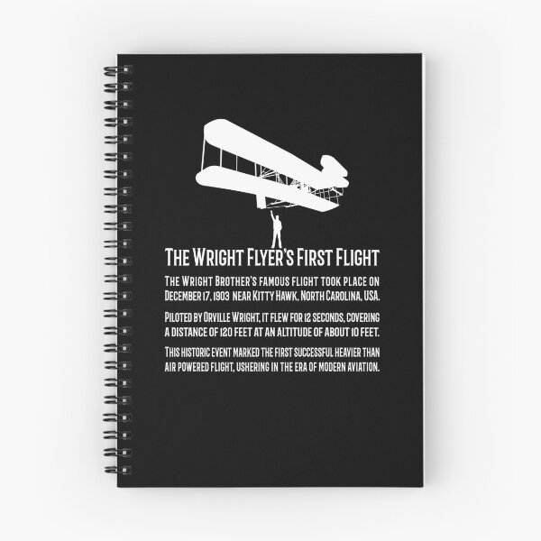 Item preview, Wright Brothers Flyer First Plane Flying Kitty Hawk Infographic designed and sold by MilitaryMart.