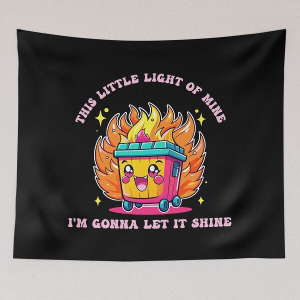Item preview, Dumpster fire designed and sold by onemoremask.