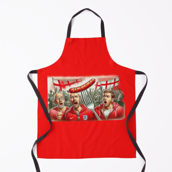 Item preview, England Fans, sausage on a Fork. Get Forked designed and sold by Get-Forked.