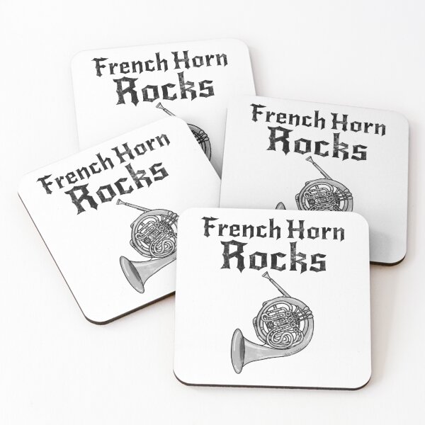 Aperçu de l'œuvre French Horn Rocks, Horniste Heavy Rock Brass Musicien créée et vendue par doodlerob.