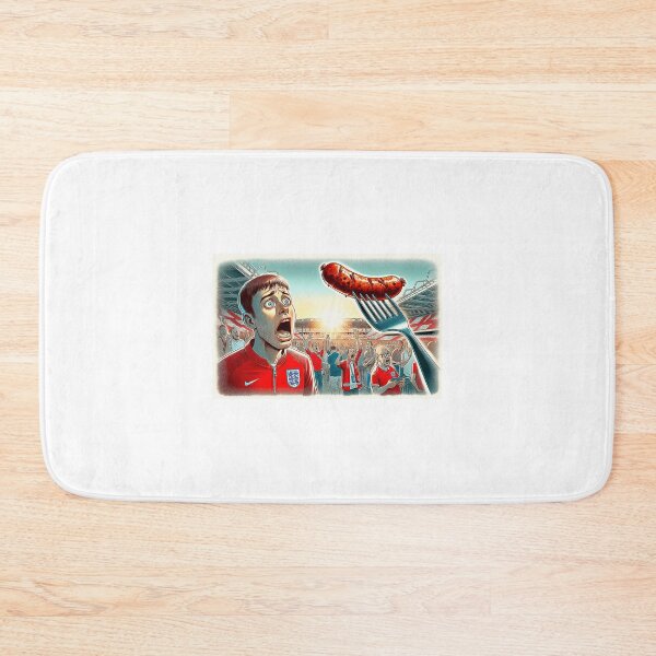 Item preview, England Fans, sausage on a Fork. Get Forked designed and sold by Get-Forked.