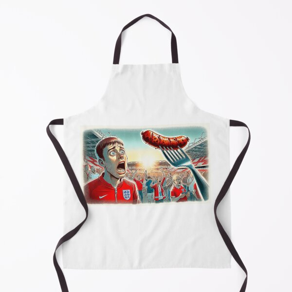 Item preview, England Fans, sausage on a Fork. Get Forked designed and sold by Get-Forked.