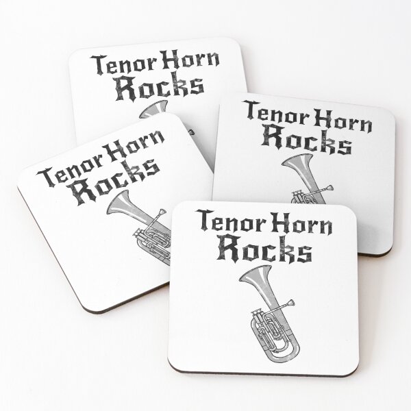 Item preview, Tenor Horn Rocks, Hornist Heavy Rock Brass Musician designed and sold by doodlerob.