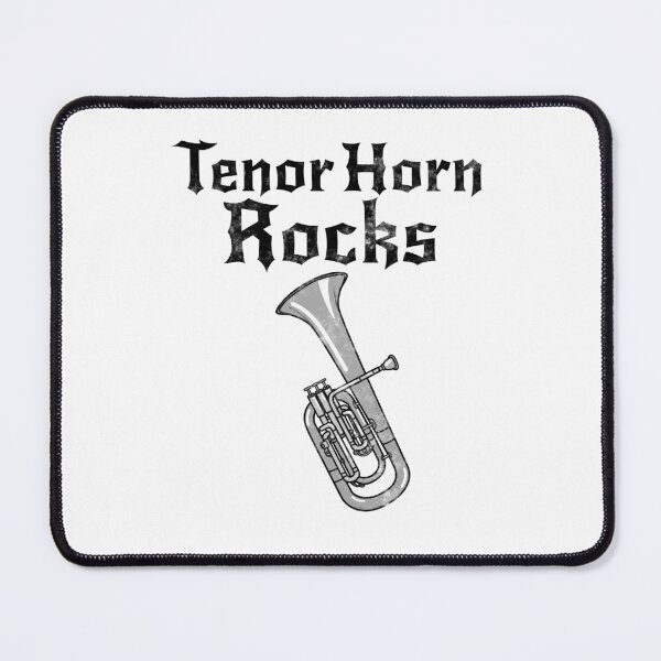 Item preview, Tenor Horn Rocks, Hornist Heavy Rock Brass Musician designed and sold by doodlerob.