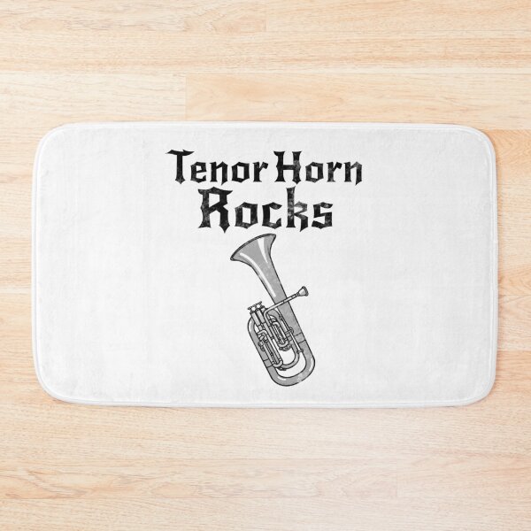Item preview, Tenor Horn Rocks, Hornist Heavy Rock Brass Musician designed and sold by doodlerob.