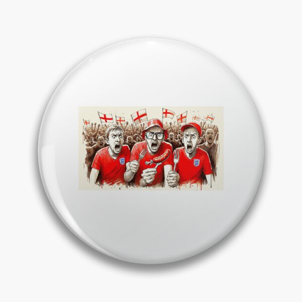 Item preview, England Fans, sausage on a Fork. Get Forked designed and sold by Get-Forked.