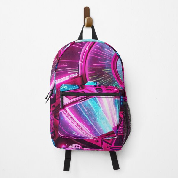 Item preview, Starship Cockpit in Hyperspace Leap Pink designed and sold by Synthwave Poem.