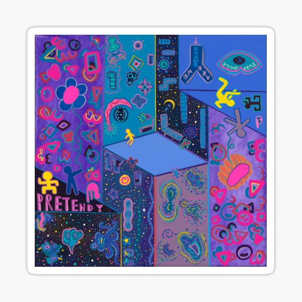 what fascinates the masses Sticker