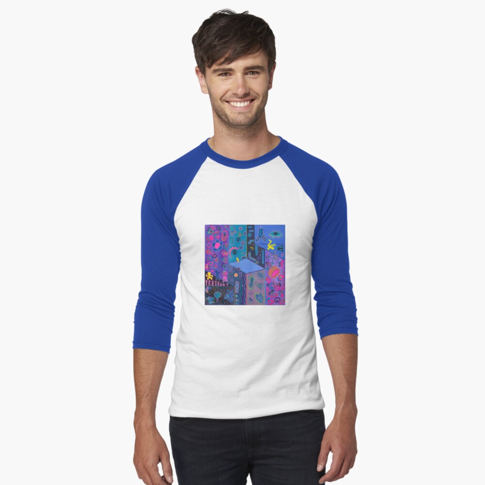 Item preview, Baseball ¾ Sleeve T-Shirt designed and sold by marie-magnetic.
