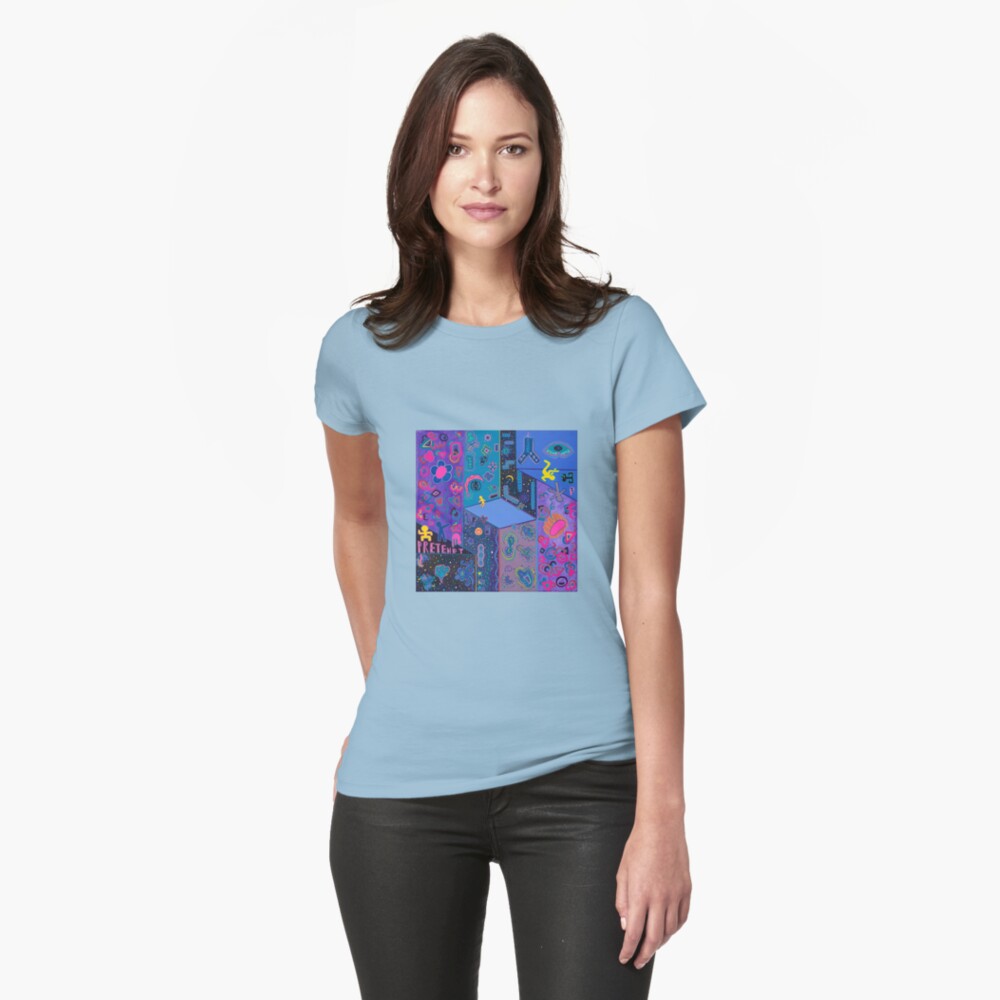 Item preview, Fitted T-Shirt designed and sold by marie-magnetic.