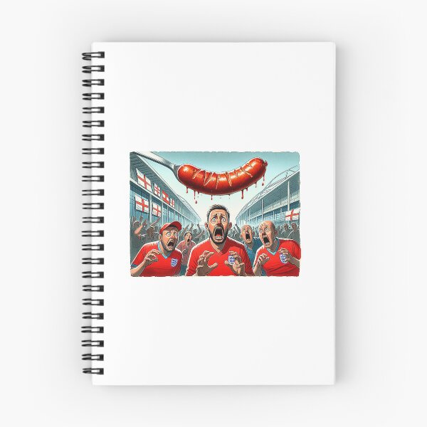 Item preview, England Fans, sausage on a Fork. Get Forked designed and sold by Get-Forked.