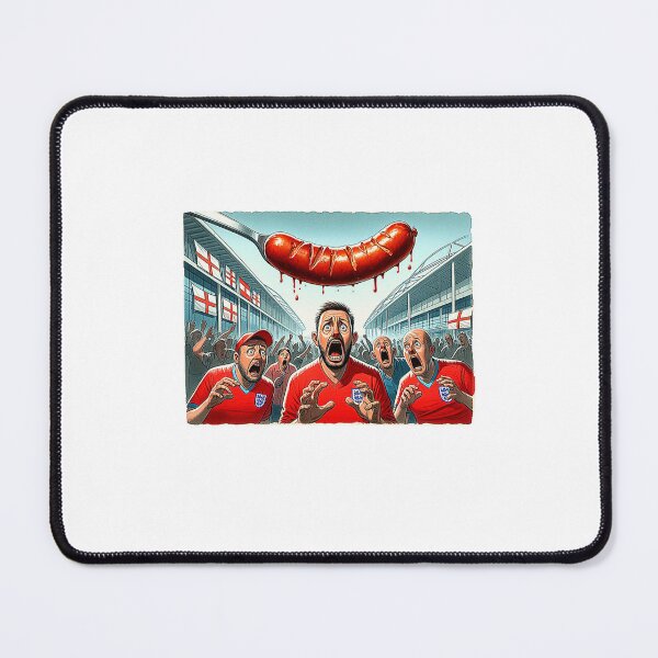 Item preview, England Fans, sausage on a Fork. Get Forked designed and sold by Get-Forked.