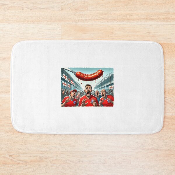 Item preview, England Fans, sausage on a Fork. Get Forked designed and sold by Get-Forked.