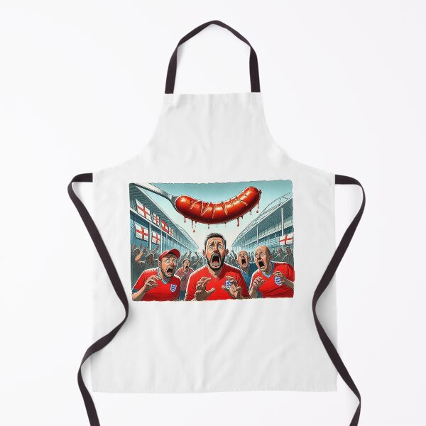 Item preview, England Fans, sausage on a Fork. Get Forked designed and sold by Get-Forked.