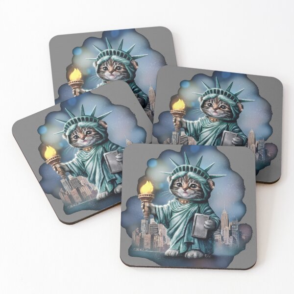 Item preview, Kitten dressed as the Statue of Liberty designed and sold by 123ks.