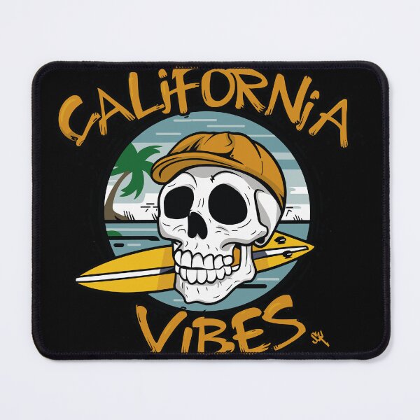 Item preview, Skull - California Vibes Surfing - The Skull Club, Skull, Totenkopf, Freak designed and sold by HIGUMAX.