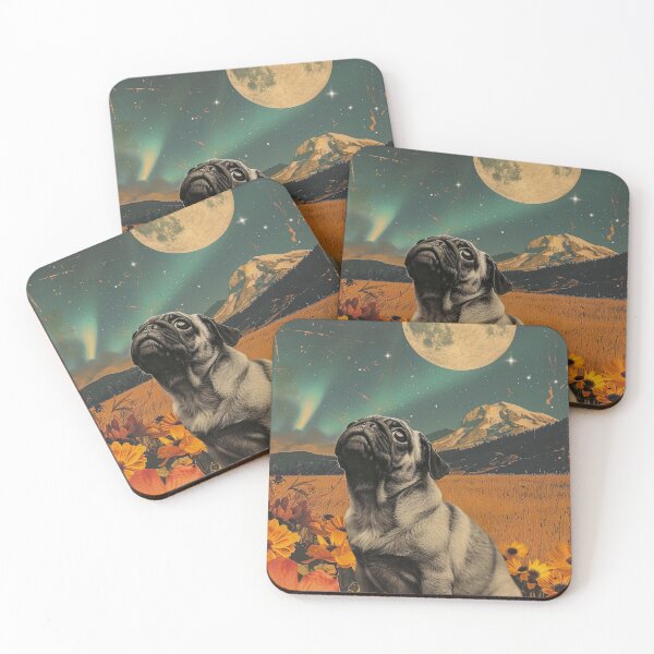 Item preview, Adorable Cute Vintage Dog Pug Puppy Graphic Art designed and sold by LVTFCOarts.