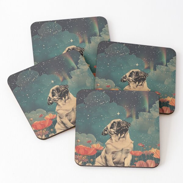 Item preview, Adorable Vintage Cute Pug Puppy Inspirational Art designed and sold by LVTFCOarts.